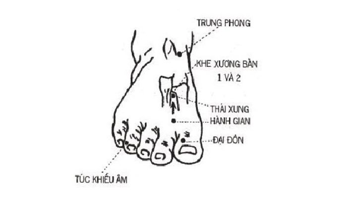 Huyệt Hành Gian
