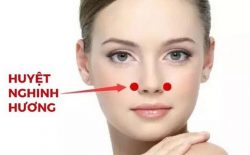 Hình ảnh huyệt Nghinh Hương trên cơ thể con người