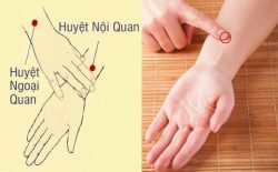 Vị trí của Huyệt Ngoại Quan