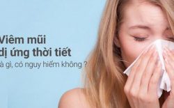 HIện nhiều người bị viêm mũi dị ứng thời tiết
