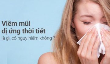 HIện nhiều người bị viêm mũi dị ứng thời tiết