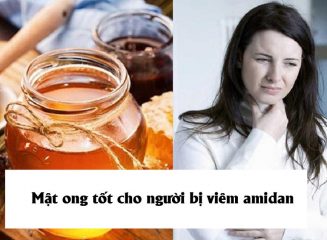 Mật ong tốt cho người bị viêm amidan